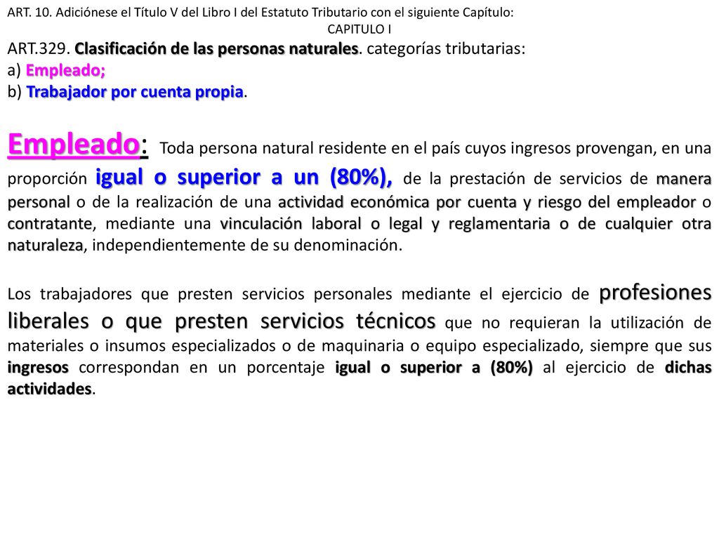 ART. 10. Adiciónese el Título V del Libro I del Estatuto Tributario con el siguiente Capítulo: