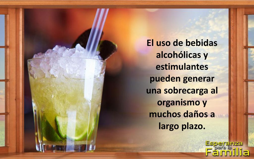 El uso de bebidas alcohólicas y estimulantes pueden generar una sobrecarga al organismo y muchos daños a largo plazo.