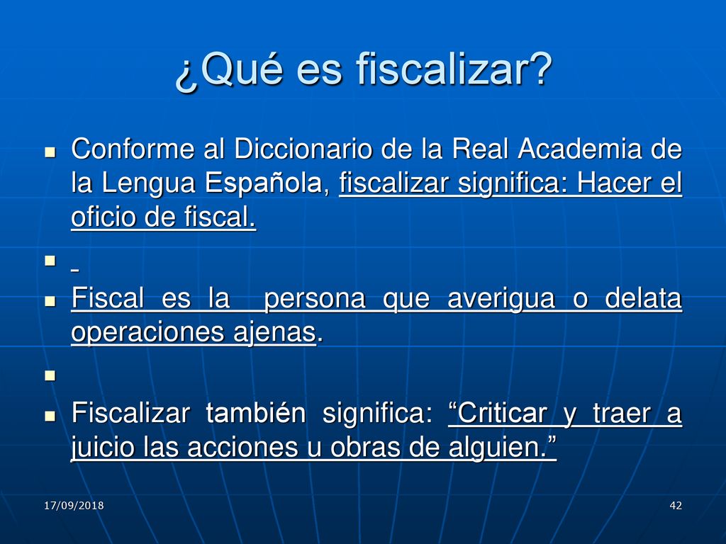 Alcance De La Funcion Fiscalizadora Ppt Descargar