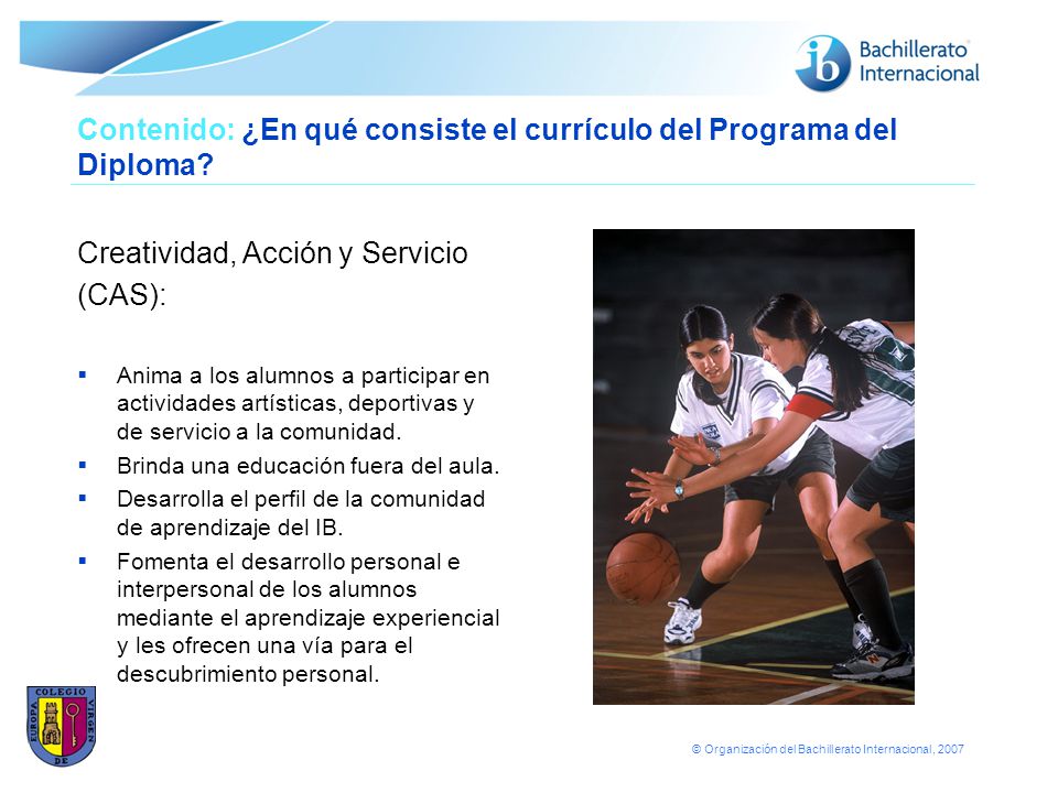 Contenido: ¿En qué consiste el currículo del Programa del Diploma