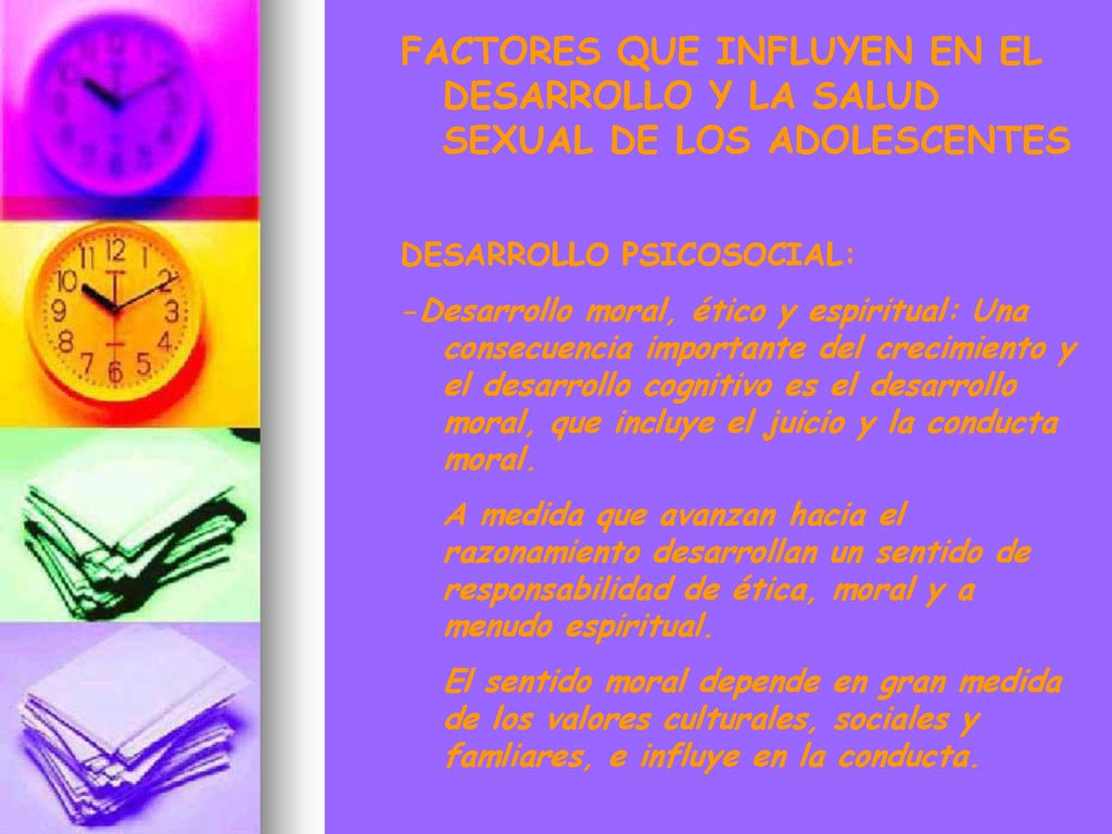 FACTORES QUE INFLUYEN EN EL DESARROLLO Y LA SALUD SEXUAL DE LOS ADOLESCENTES