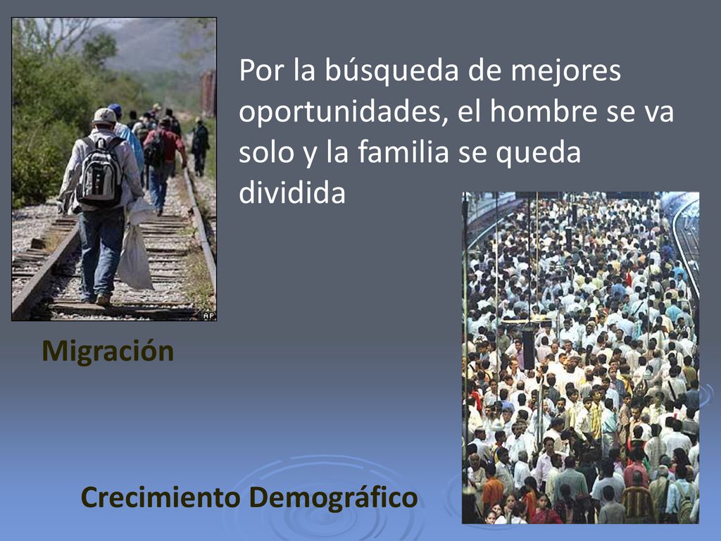 Por la búsqueda de mejores oportunidades, el hombre se va solo y la familia se queda dividida