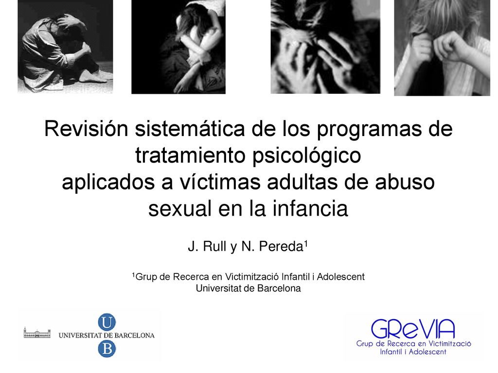 Revisión sistemática de los programas de tratamiento psicológico aplicados a víctimas adultas de abuso sexual en la infancia J.