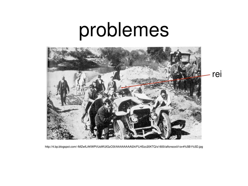 problemes rei. [Buscando por gobierno central débil o gobierno fracturado, por lo menos] La monarquía es mala.