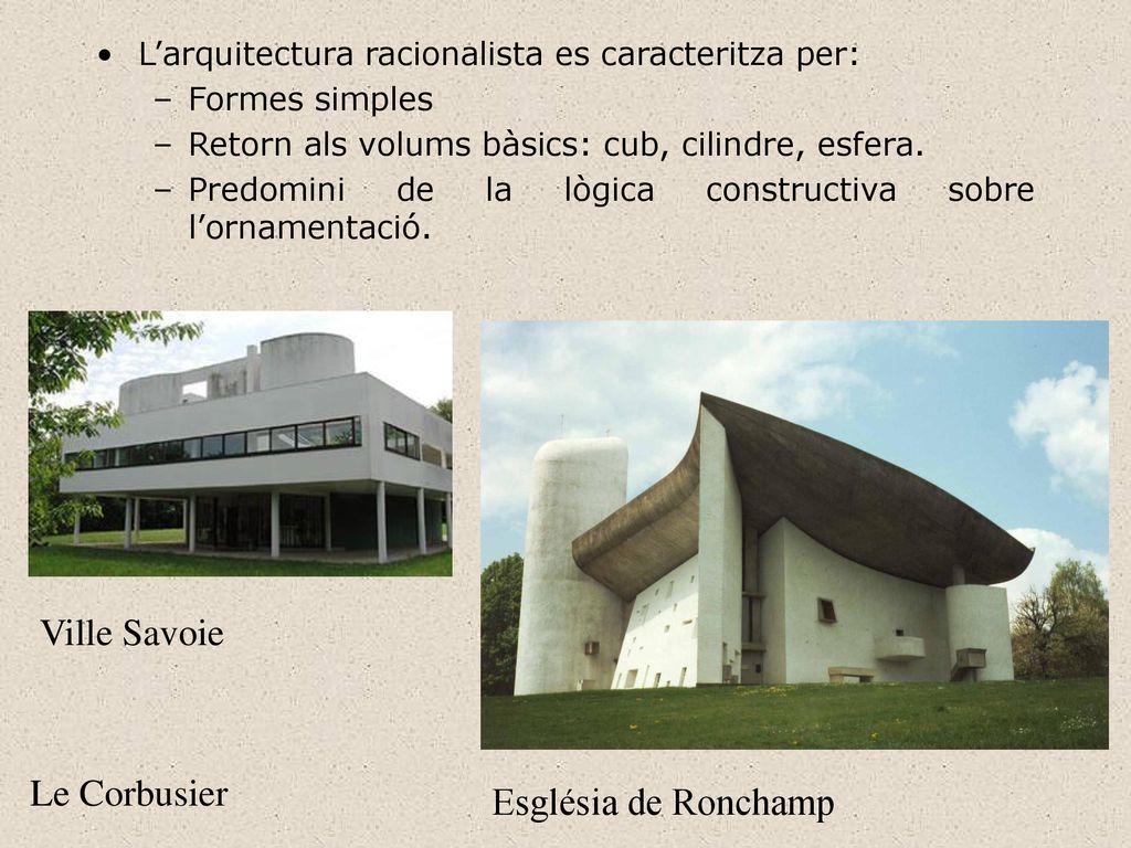 Ville Savoie Le Corbusier Església de Ronchamp