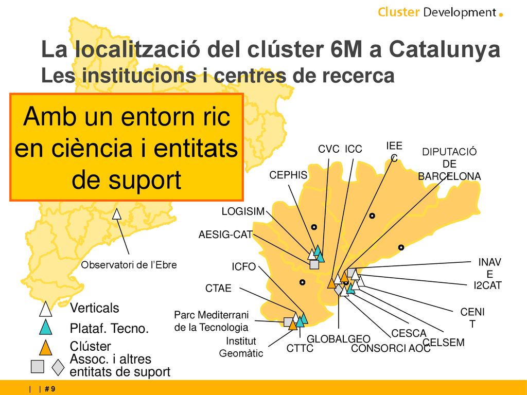 Amb un entorn ric en ciència i entitats de suport