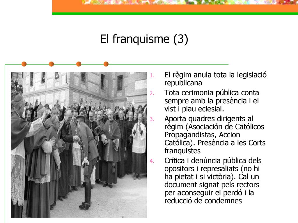 El franquisme (3) El règim anula tota la legislació republicana