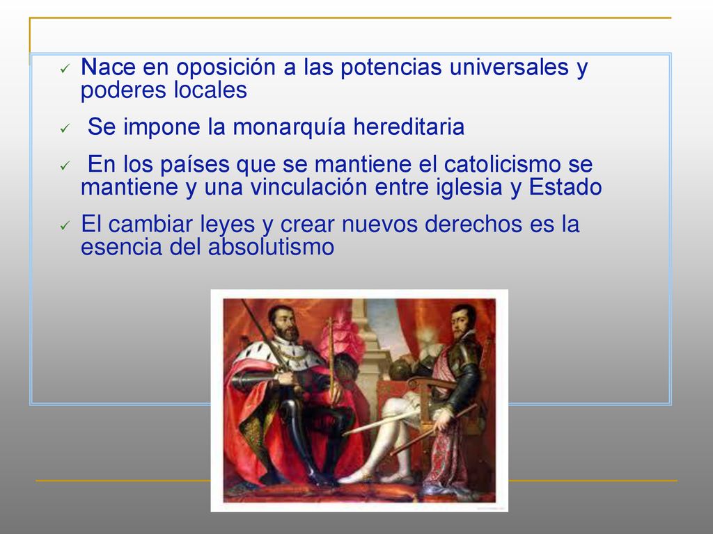 Nace en oposición a las potencias universales y poderes locales