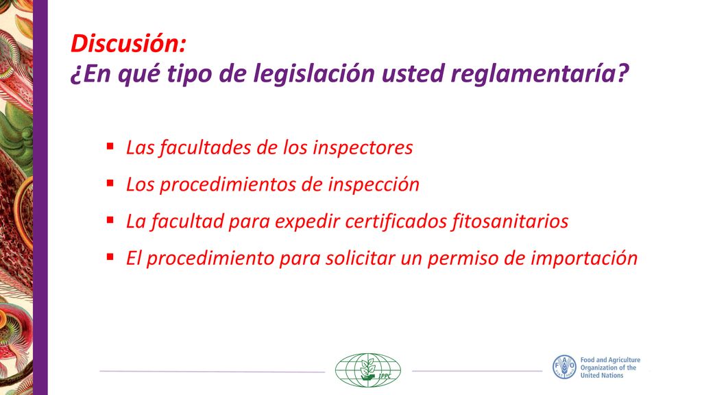 Discusión: ¿En qué tipo de legislación usted reglamentaría