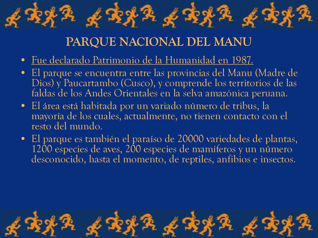 PARQUE NACIONAL DEL MANU