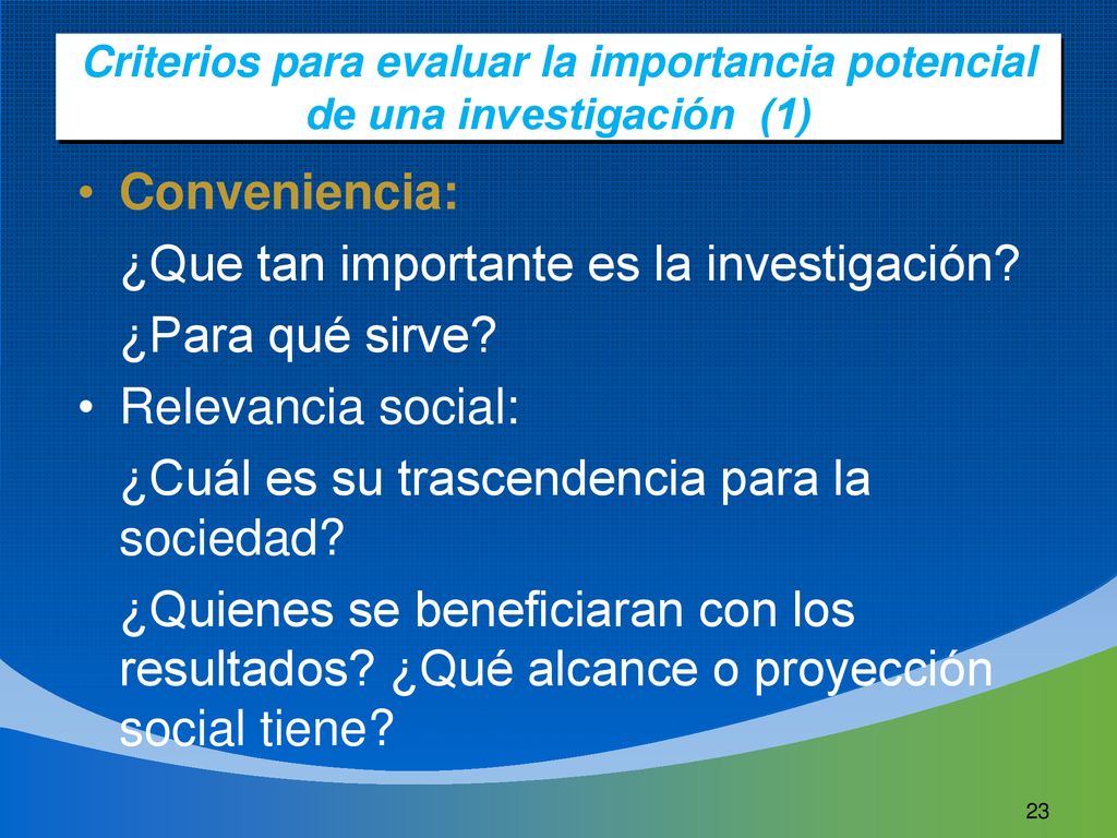 ¿Que tan importante es la investigación ¿Para qué sirve