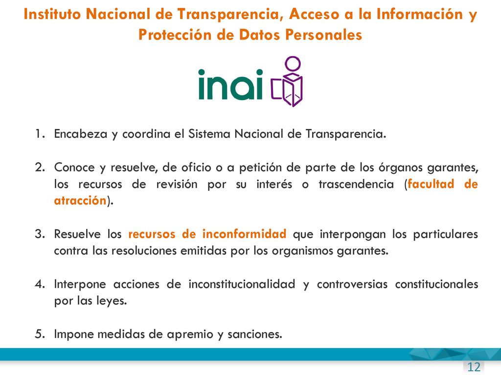 Instituto Nacional de Transparencia, Acceso a la Información y Protección de Datos Personales