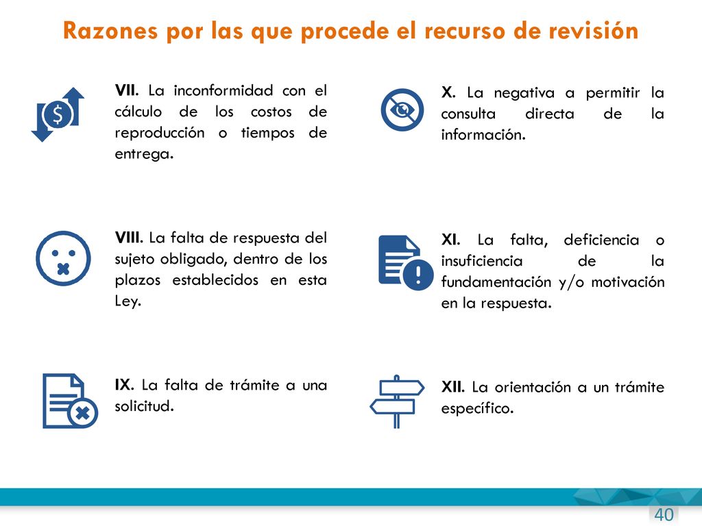 Razones por las que procede el recurso de revisión