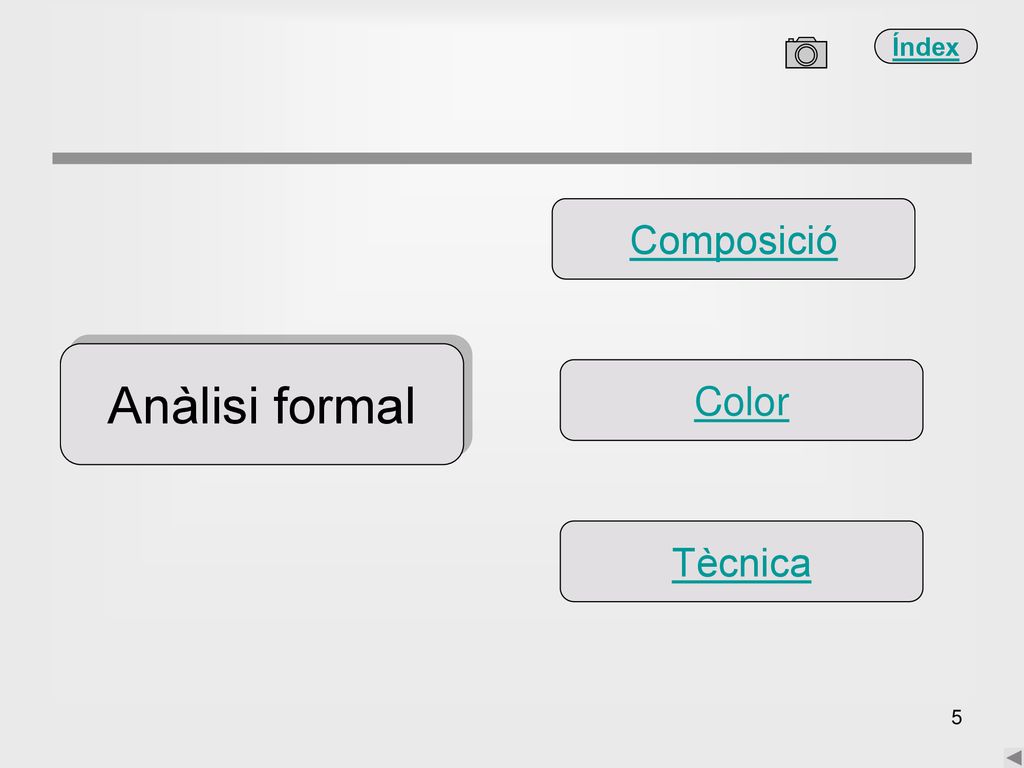 Composició Anàlisi formal Color Tècnica