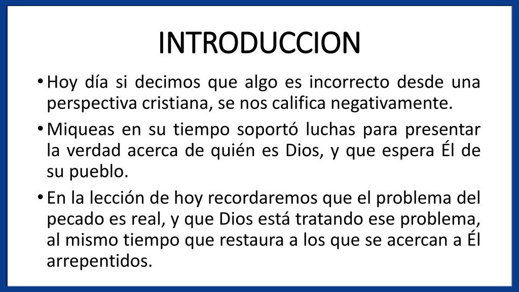 INTRODUCCION Hoy día si decimos que algo es incorrecto desde una perspectiva cristiana, se nos califica negativamente.