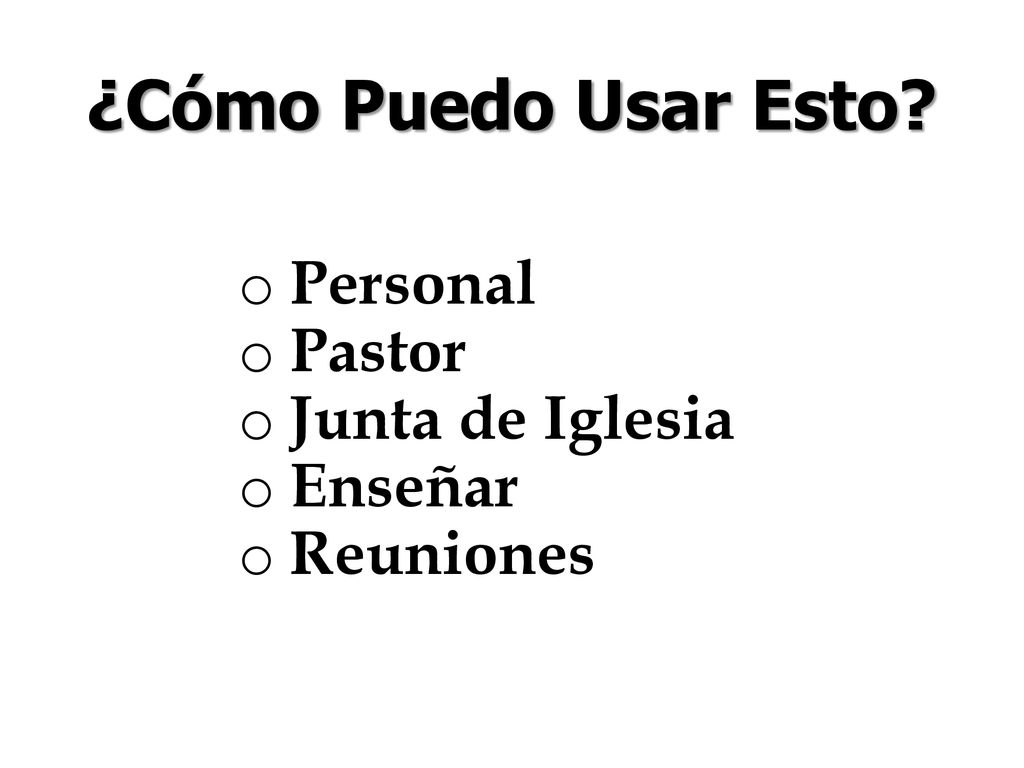 ¿Cómo Puedo Usar Esto Personal Pastor Junta de Iglesia Enseñar