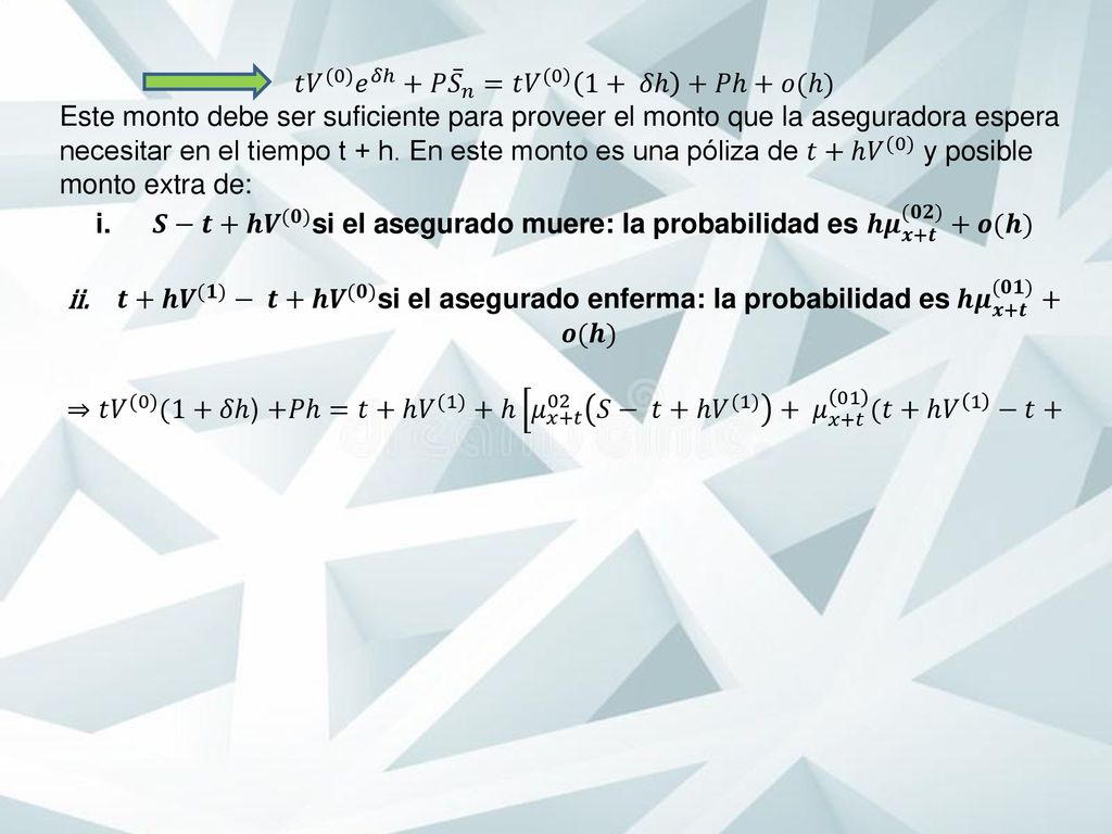 𝑡 𝑉 (0) 𝑒 𝛿ℎ +𝑃 𝑆 𝑛 = 𝑡 𝑉 (0) 1+ 𝛿ℎ +𝑃ℎ+𝑜(ℎ)