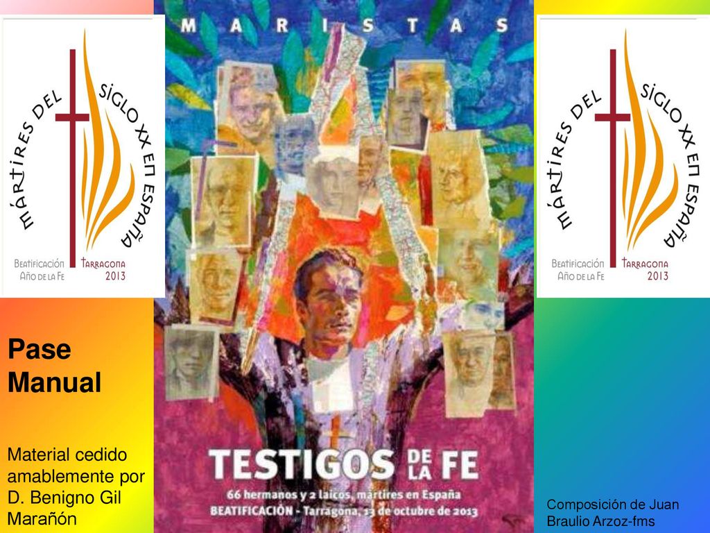 Pase Manual Material cedido amablemente por D. Benigno Gil Marañón