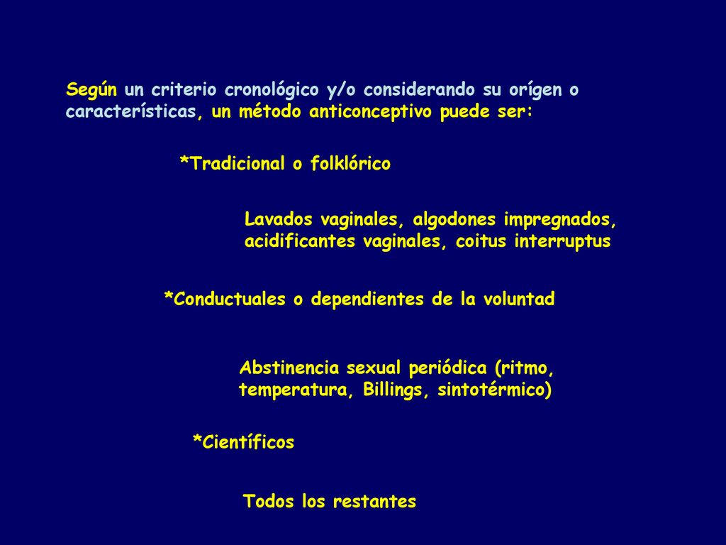 Según un criterio cronológico y/o considerando su orígen o