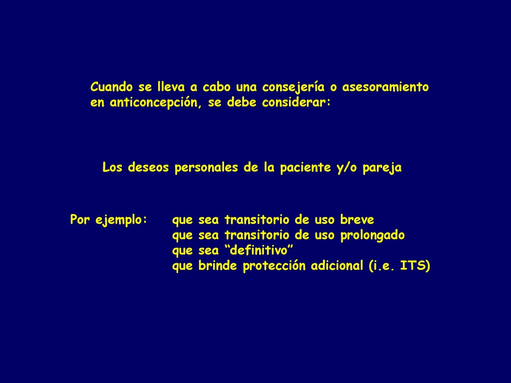 Cuando se lleva a cabo una consejería o asesoramiento