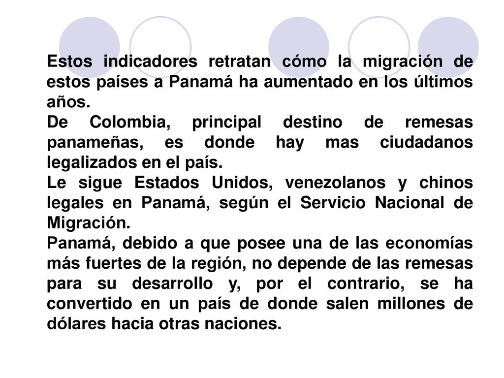 Estos indicadores retratan cómo la migración de estos países a Panamá ha aumentado en los últimos años.