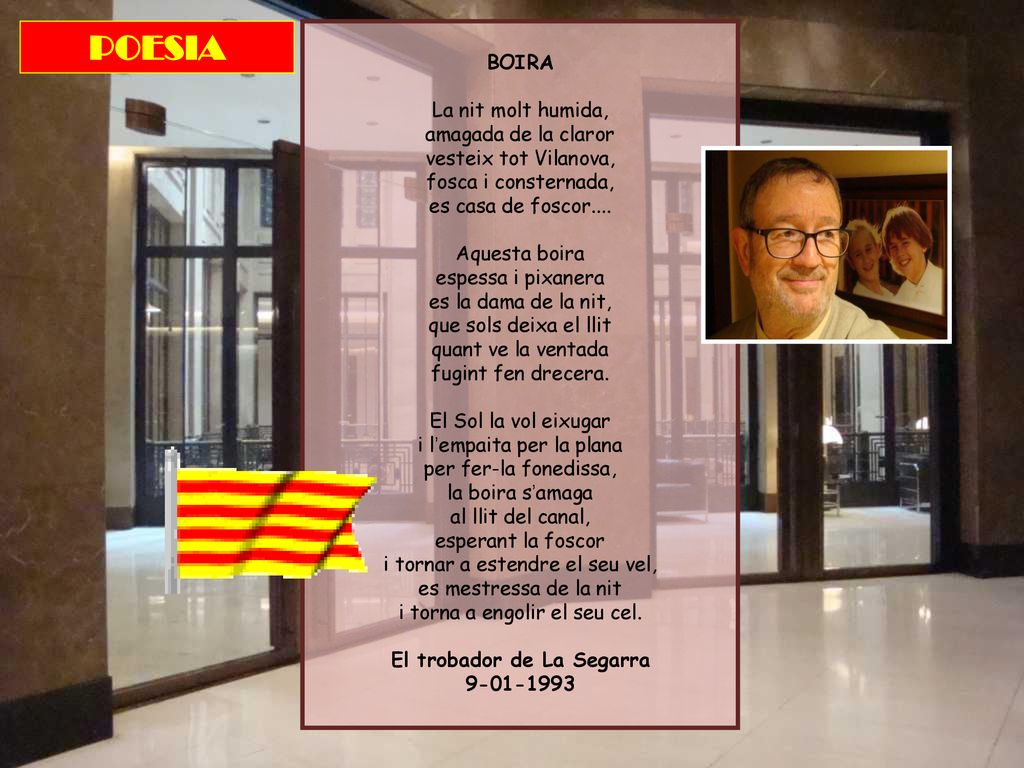 POESIA BOIRA La nit molt humida, amagada de la claror