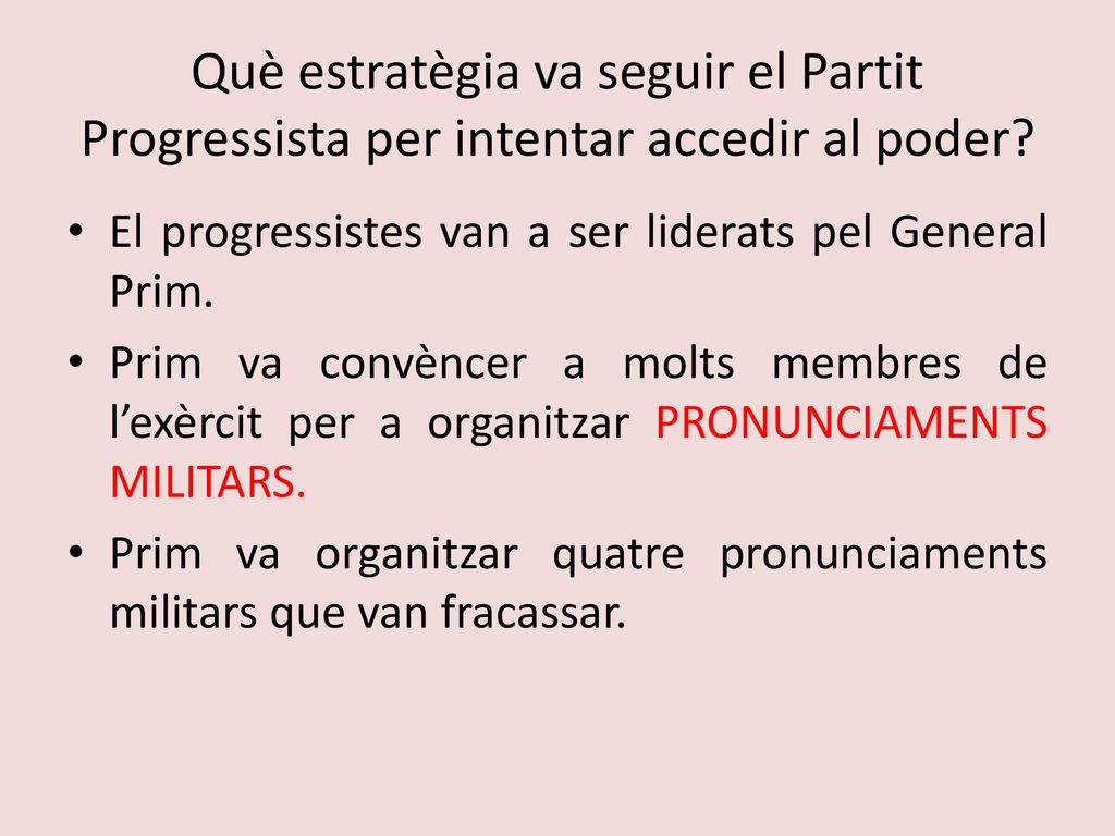 Què estratègia va seguir el Partit Progressista per intentar accedir al poder