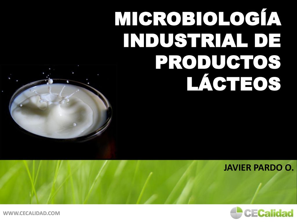 MICROBIOLOGÍA INDUSTRIAL DE PRODUCTOS LÁCTEOS