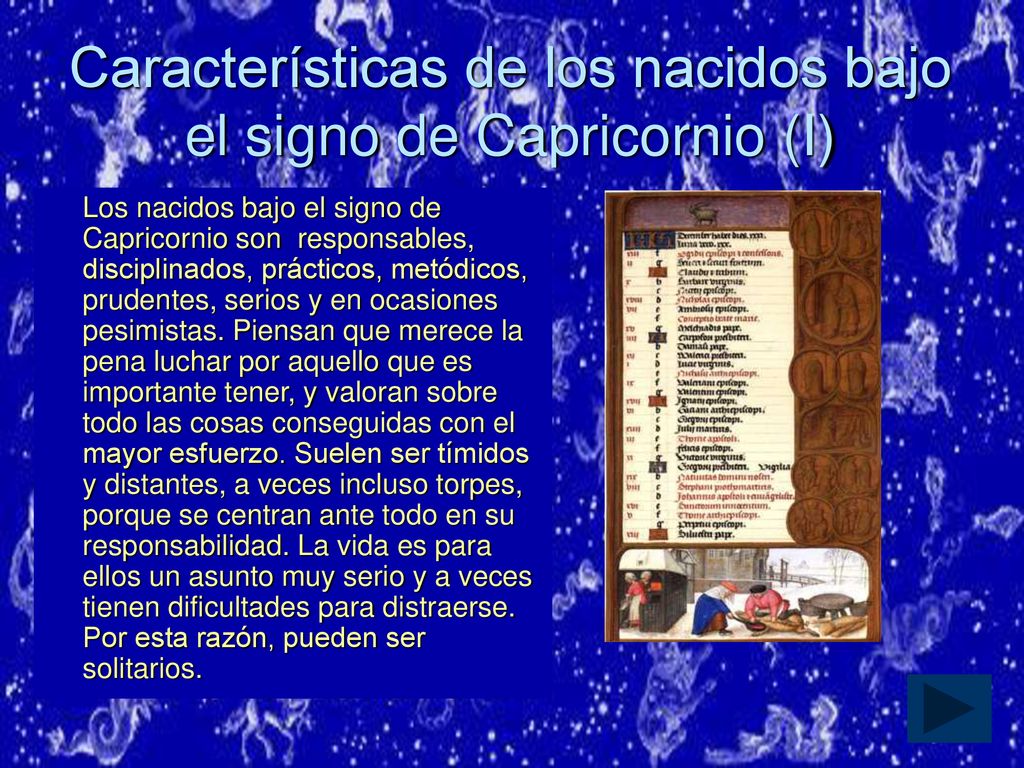Características de los nacidos bajo el signo de Capricornio (I)