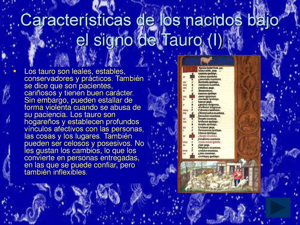 Características de los nacidos bajo el signo de Tauro (I)
