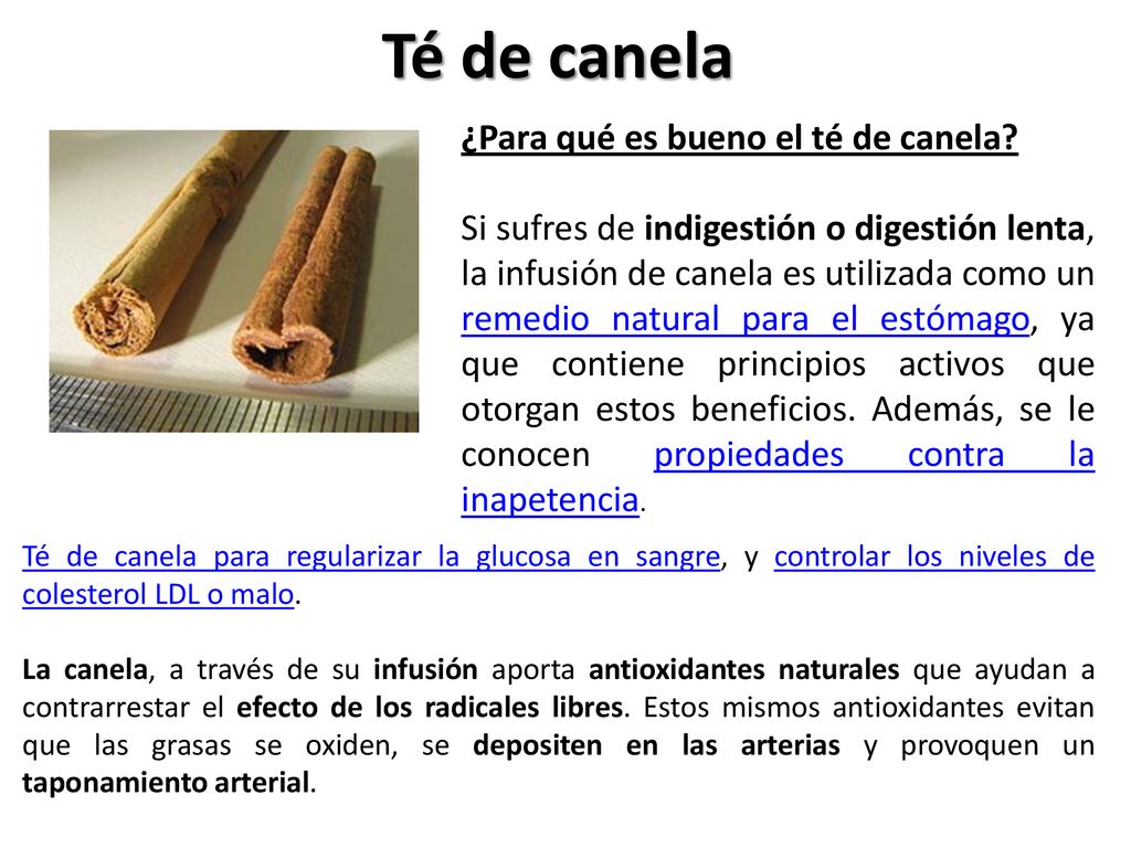 Té de canela ¿Para qué es bueno el té de canela