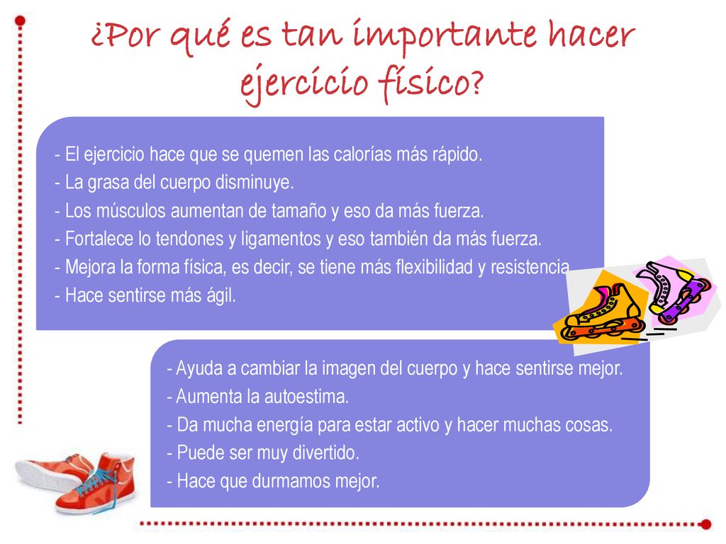 ¿Por qué es tan importante hacer ejercicio físico
