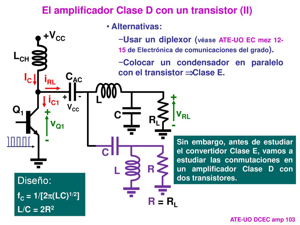 El amplificador Clase D con un transistor (II)