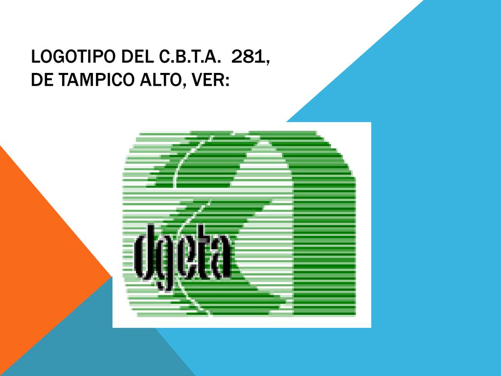 LOGOTIPO DEL C.B.T.a. 281, DE TAMPICO ALTO, VER:
