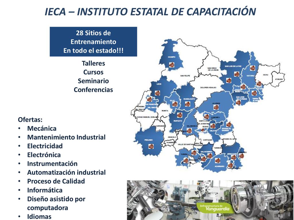 IECA – INSTITUTO ESTATAL DE CAPACITACIÓN 28 Sitios de Entrenamiento