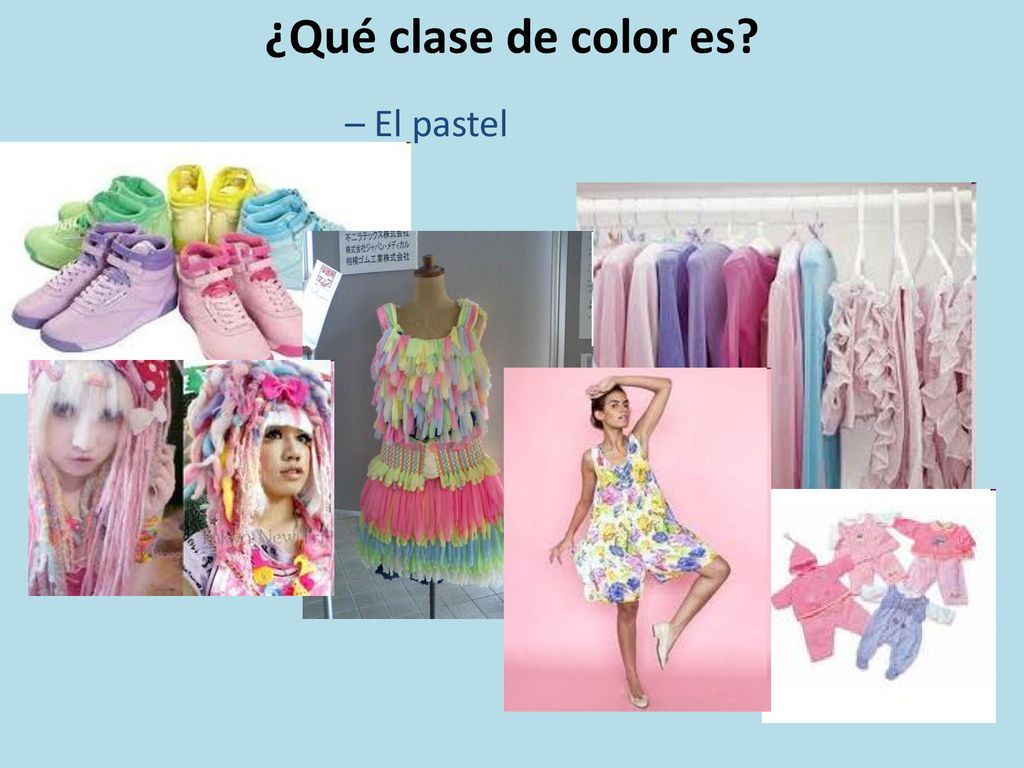 ¿Qué clase de color es – El pastel