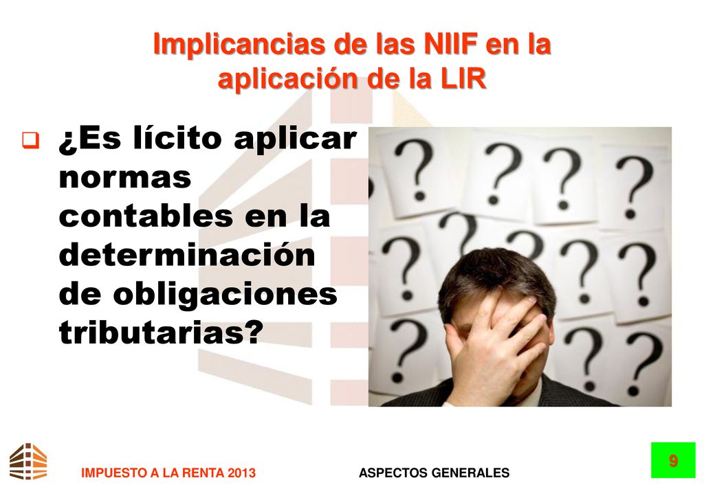 Implicancias de las NIIF en la aplicación de la LIR