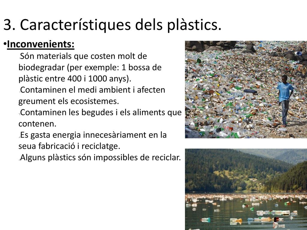 3. Característiques dels plàstics.