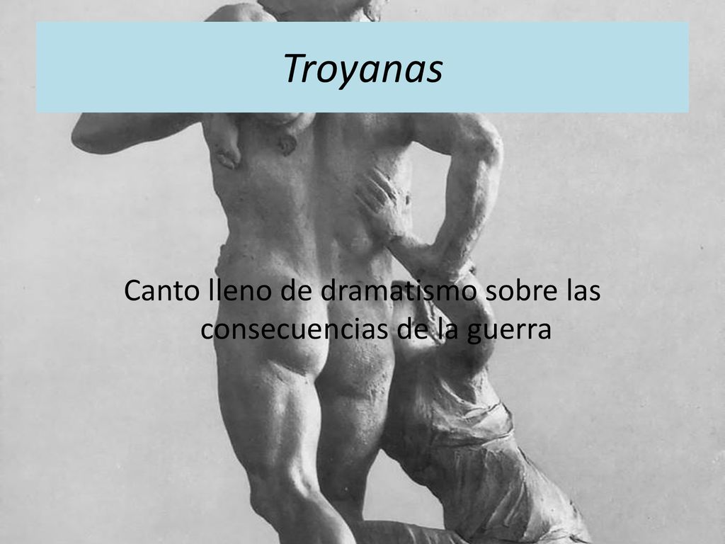 Canto lleno de dramatismo sobre las consecuencias de la guerra