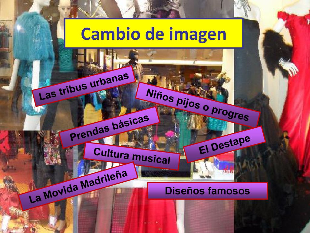 Cambio de imagen Las tribus urbanas Niños pijos o progres