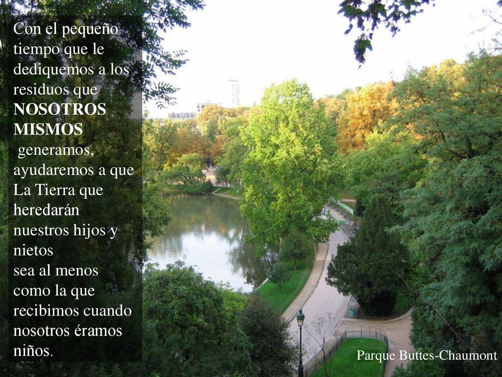 sea al menos como la que recibimos cuando nosotros éramos niños.