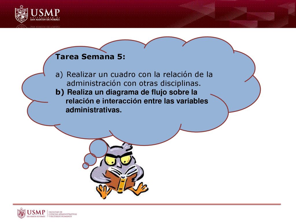 Tarea Semana 5: Realizar un cuadro con la relación de la administración con otras disciplinas. b) Realiza un diagrama de flujo sobre la.