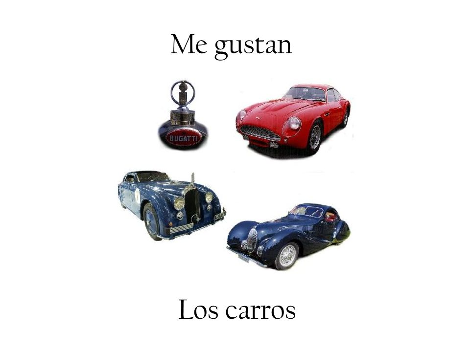 Me gustan Los carros