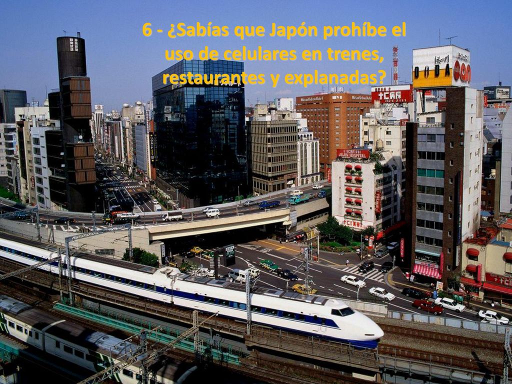6 - ¿Sabías que Japón prohíbe el uso de celulares en trenes, restaurantes y explanadas