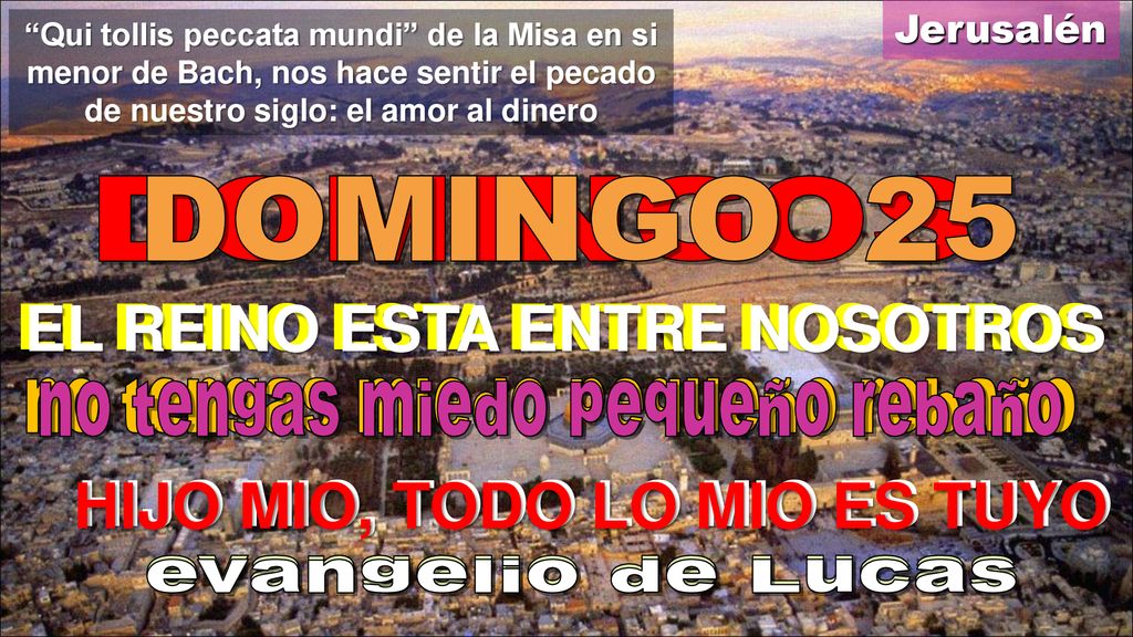 EL REINO ESTA ENTRE NOSOTROS EL REINO ESTA ENTRE NOSOTROS