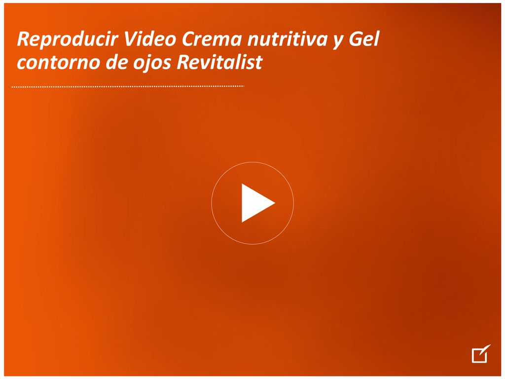 Reproducir Video Crema nutritiva y Gel contorno de ojos Revitalist