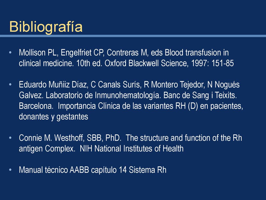 Mollison PL, Engelfriet CP, Contreras M, eds Blood transfusion in clinical medicine. 10th ed. Oxford Blackwell Science, 1997: