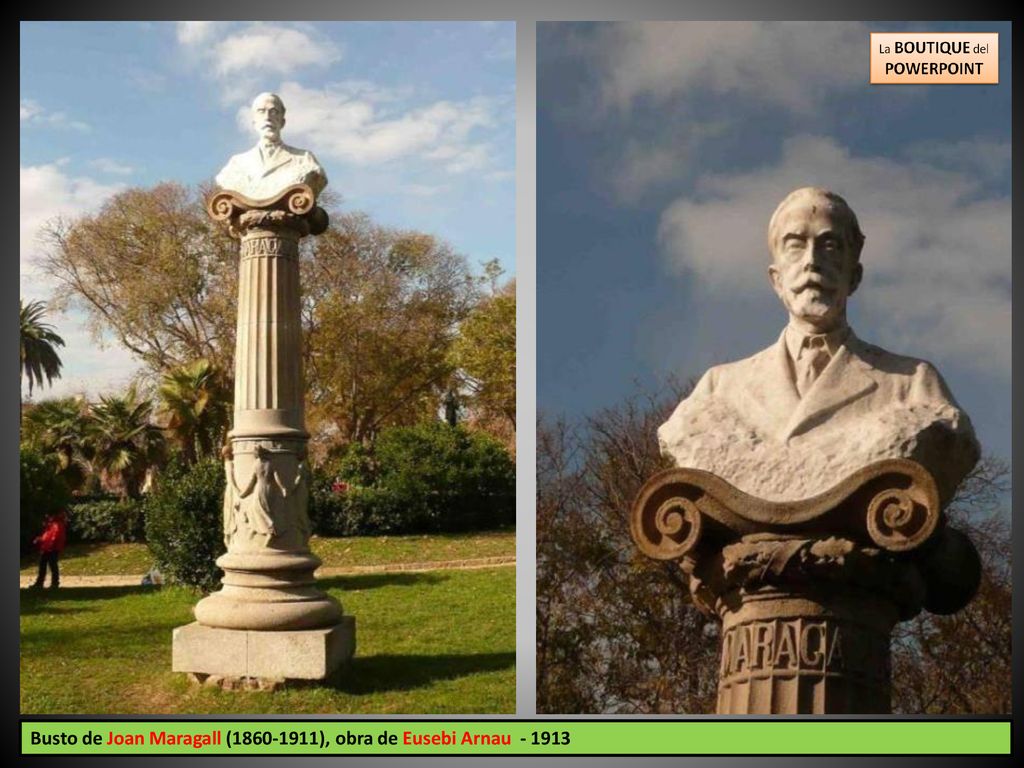 Busto de Joan Maragall ( ), obra de Eusebi Arnau