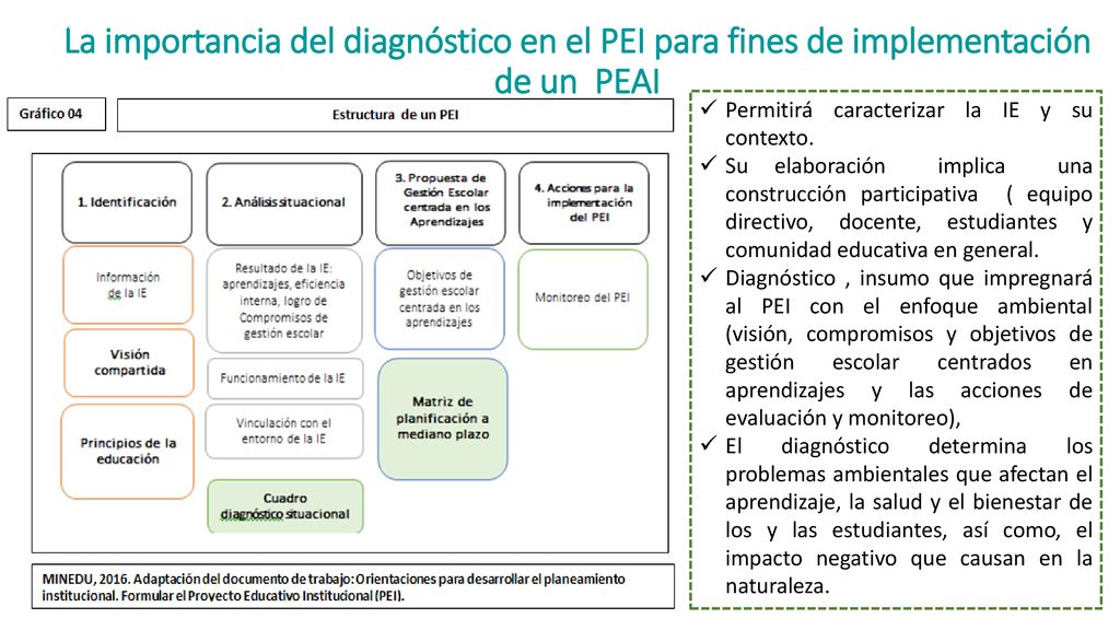 La importancia del diagnóstico en el PEI para fines de implementación de un PEAI