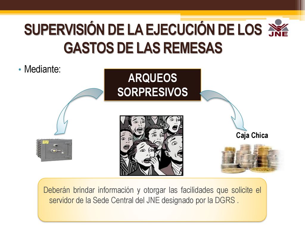 SUPERVISIÓN DE LA EJECUCIÓN DE LOS GASTOS DE LAS REMESAS